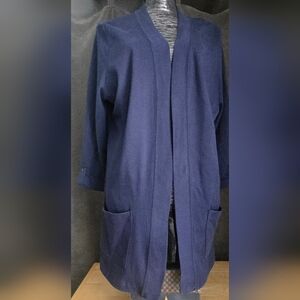 Karen Scott Deep Blue Outerwear